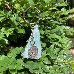 Capricorn Zodiac Tassel Keychain